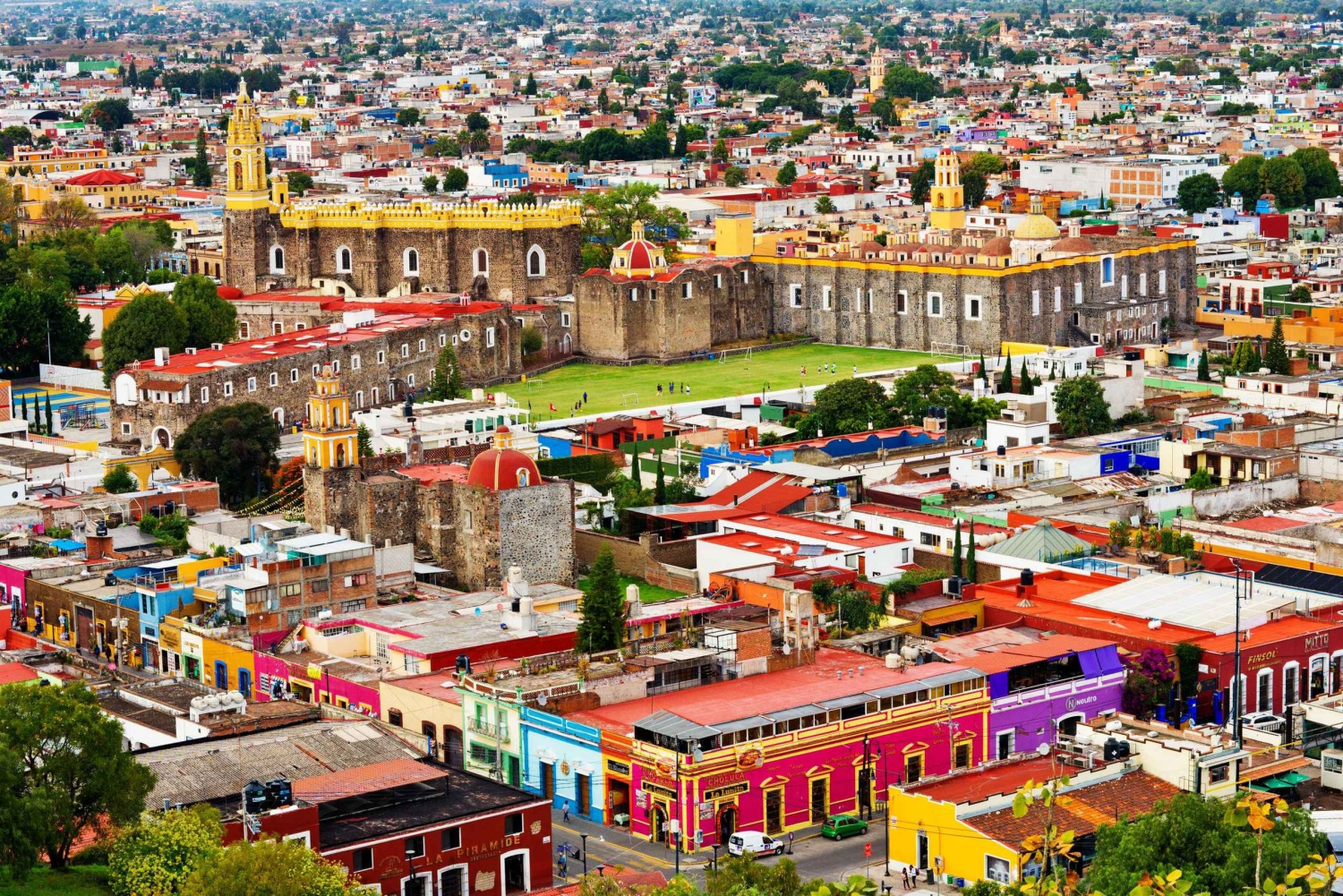 From Mexico City: Puebla, Cholula, and Tonantzintla with an optional traditional lunch