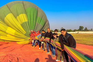 From CDMX: Teotihuacan Hot Air Balloon Ride & Optional Tours