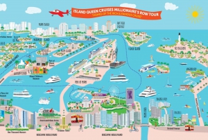 Miami: Half-Day Open-Top Bus & Millionaire's Row Boat Cruise