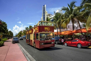 Miami: Half-Day Open-Top Bus & Millionaire's Row Boat Cruise