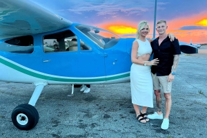 Miami: Private Sunset Sightseeing Airplane Tour