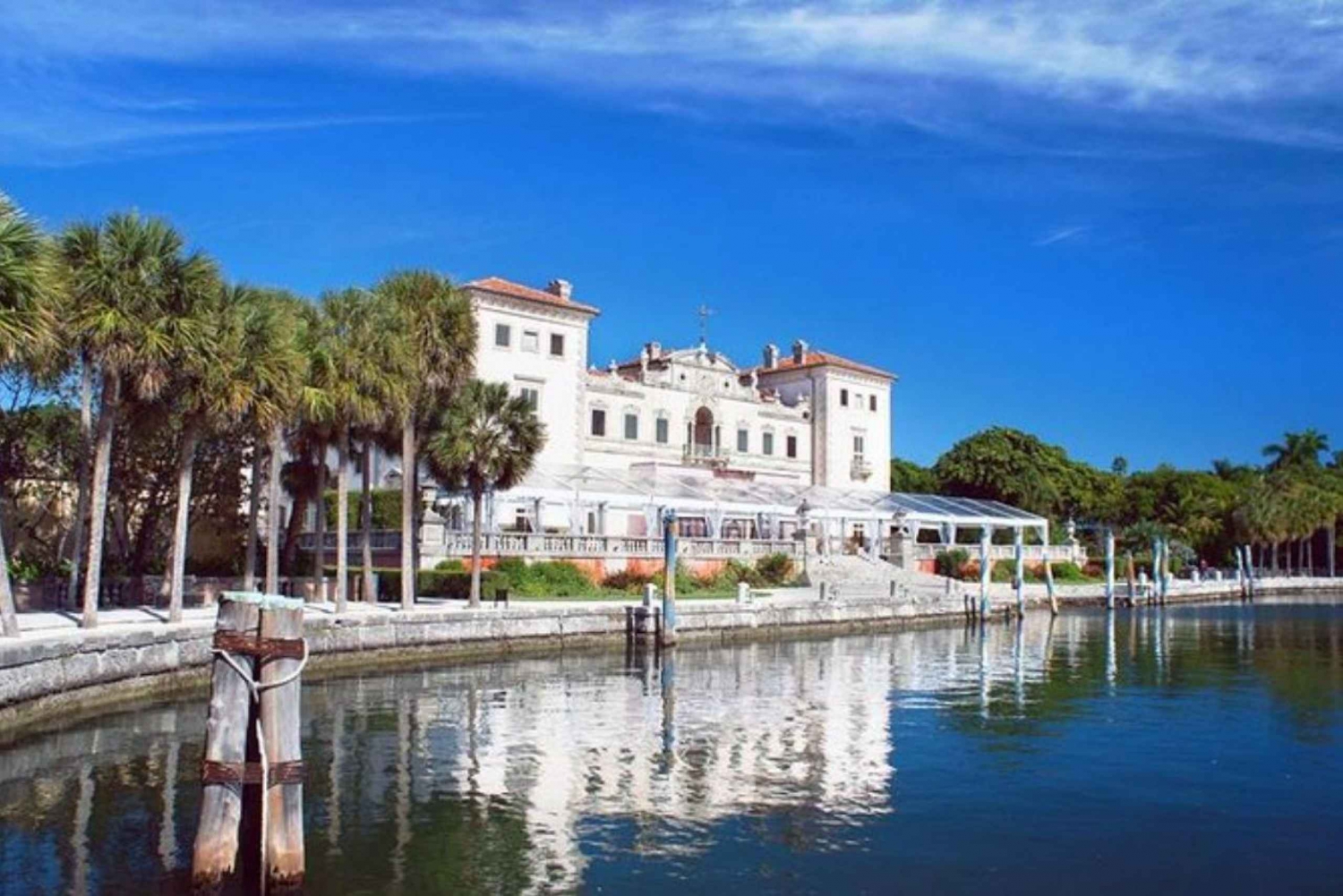 Miami: Vizcaya Museum & Gardens Ticket de entrada con transporte