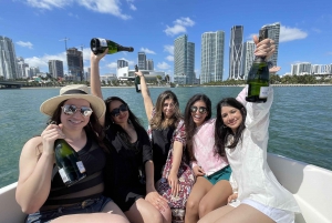 Miami Beach: Miami Miami Beach: Yksityinen venekierros kapteenin ja samppanjan kanssa