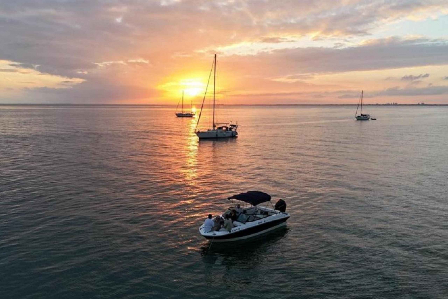 Private Sunset and Night Cruise in Miami with skyline views