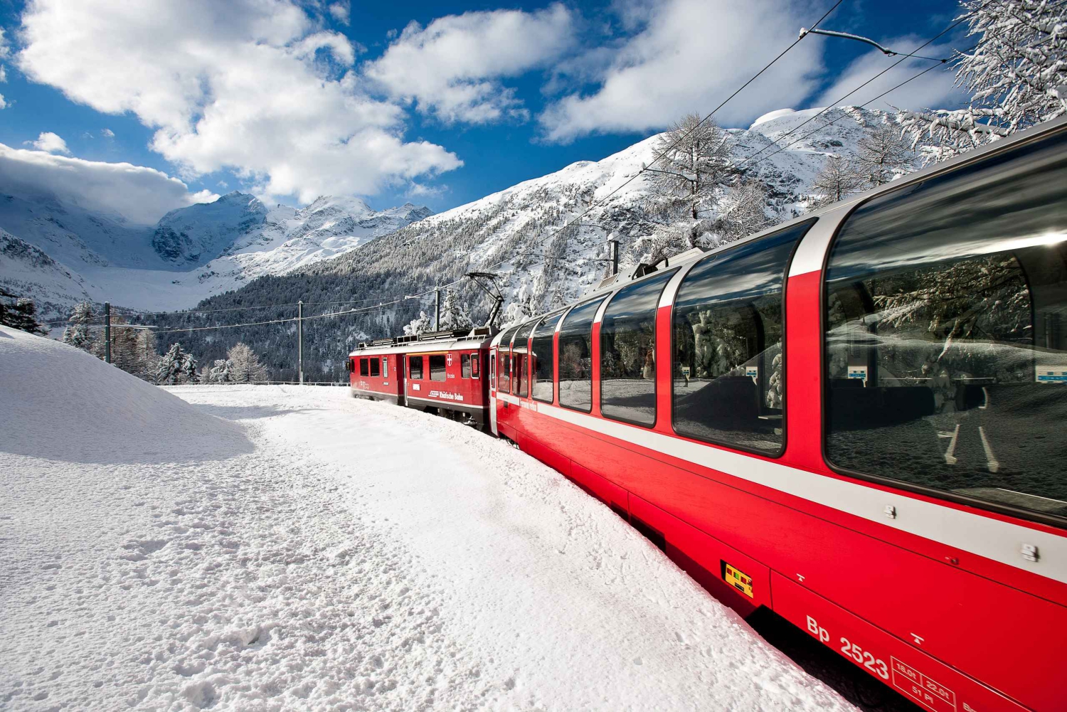 Vanuit Como: St. Moritz en Tirano met Bernina Express