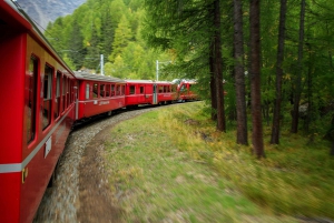 From Milan: Bernina and St. Moritz Day Tour by Scenic Train