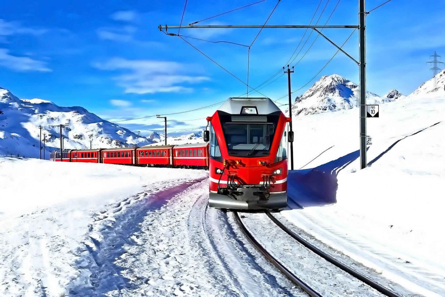 Desde Milán: excursión de un día a St. Moritz en tren