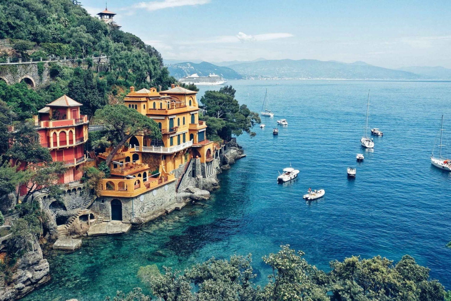 Desde Milán: Génova, Serravalle y Portofino - Excursión de un día en privado