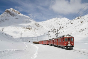 From Milan: Lake Como, St. Moritz & Bernina Train Day Trip