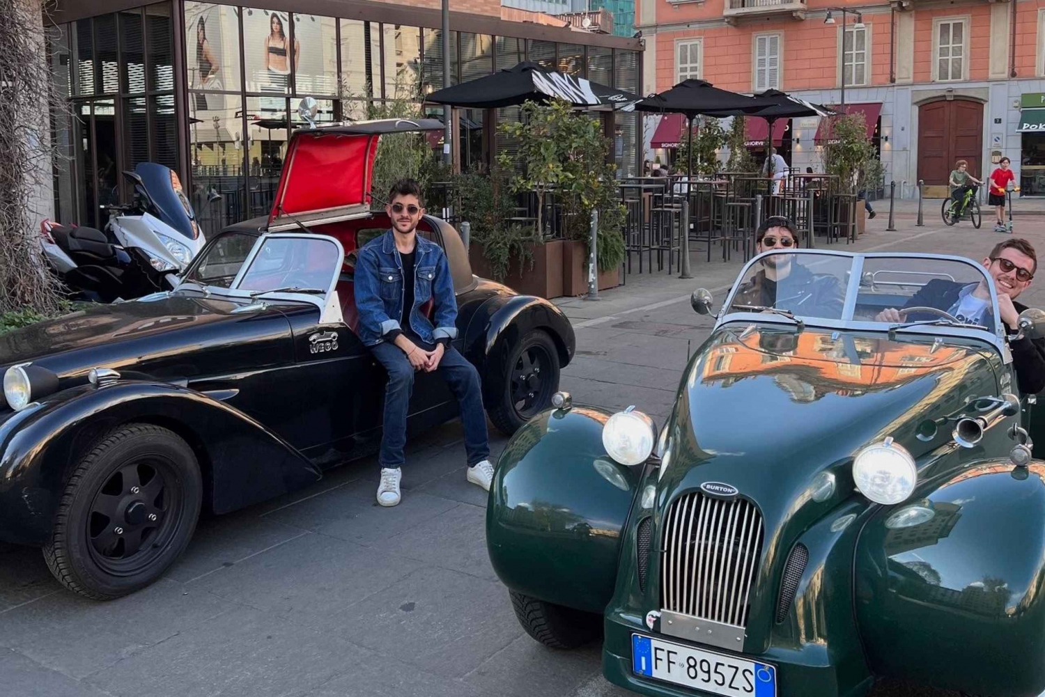 From Milan: Tour In Monza and Villa Reale with a Classic Car