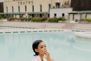 Huippumuodin valokuvaus Milanossa ammattivalokuvaajan kanssa