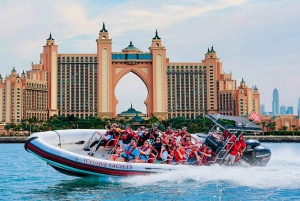 Dubai: Jachthaven, Atlantis, Palm & Burj Al Arab Speedboottour