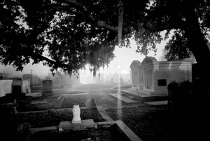New Orleans: Cemetery Bus Tour At Dark with Exclusive Access