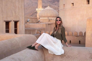 Z Muscat: całodniowa wycieczka do Nizwa Jabal Akhdar Birkat Al Moz