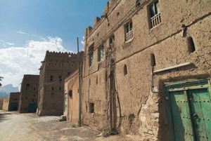Au départ de Mascate : journée complète à Nizwa-Misfat Al Abriyeen-Al Hamra