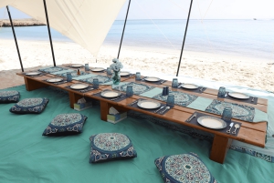 Heldagsopplevelse på Damaniyat-øya med strandgrill