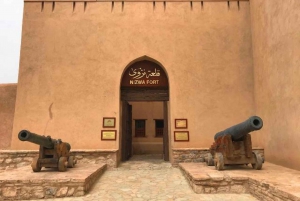 Au départ de Mascate : journée complète à Nizwa-Misfat Al Abriyeen-Al Hamra