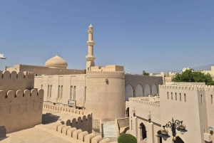 Muscat: Nizwa-fortet og den gamle landsbyen Al Hamra – heldagstur