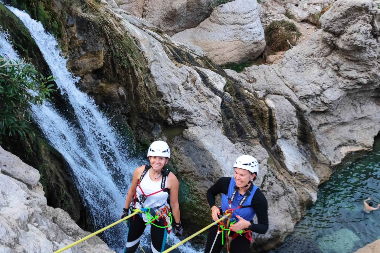 Muscat : Aventure dans le canyoning de Wadi Mibam avec descente en rappel