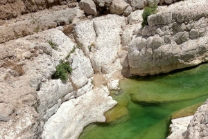 マスカット発：ワディ・シャブ、ロマンチック洞窟、陥没穴 終日ツアー