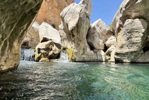 Mascate: excursão guiada em grupo ao deserto de Wahiba e Wadi Bani Khalid