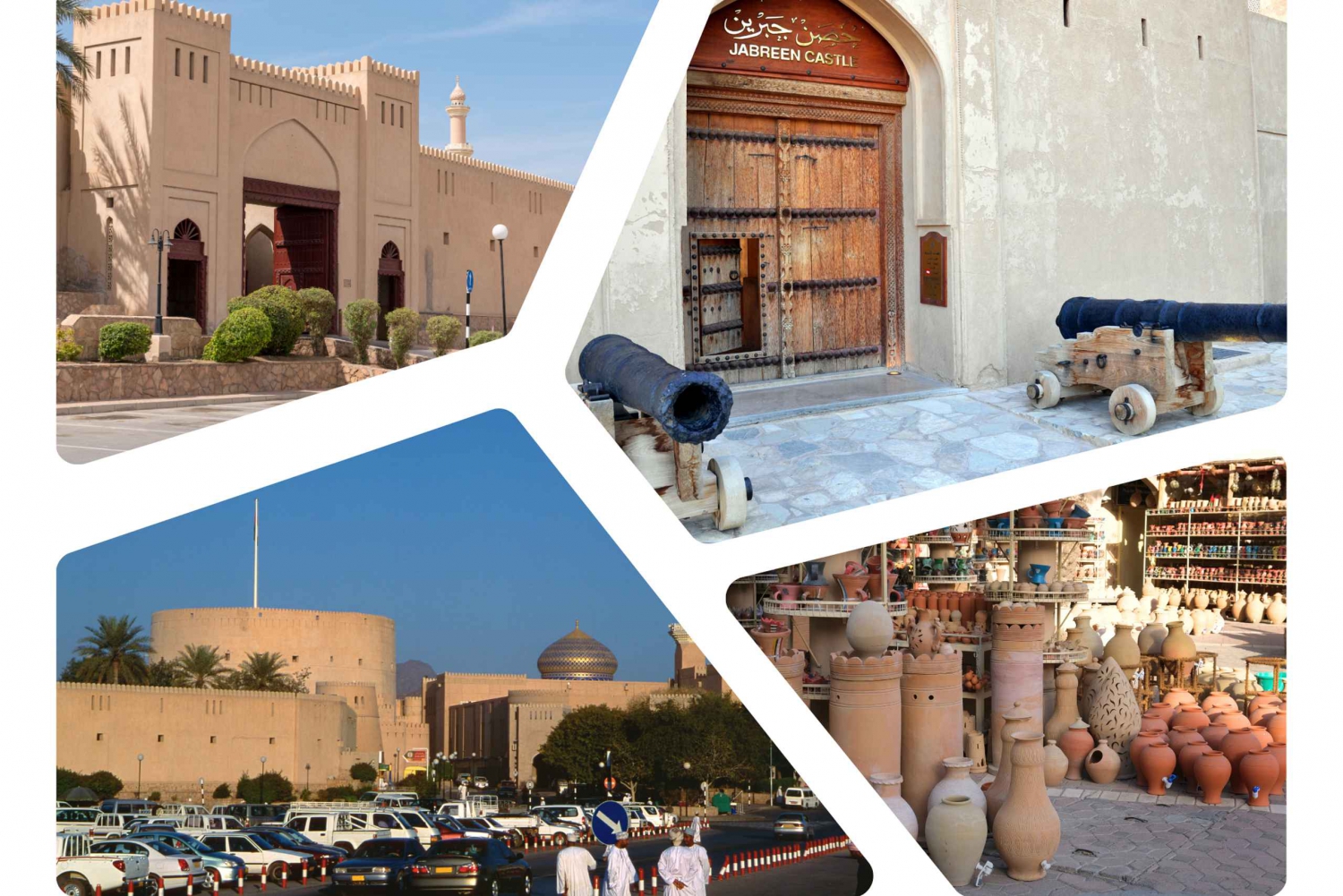 Nizwa Souq, Nizwa Fort, Bahla Fort & Jabrinin linnoitus