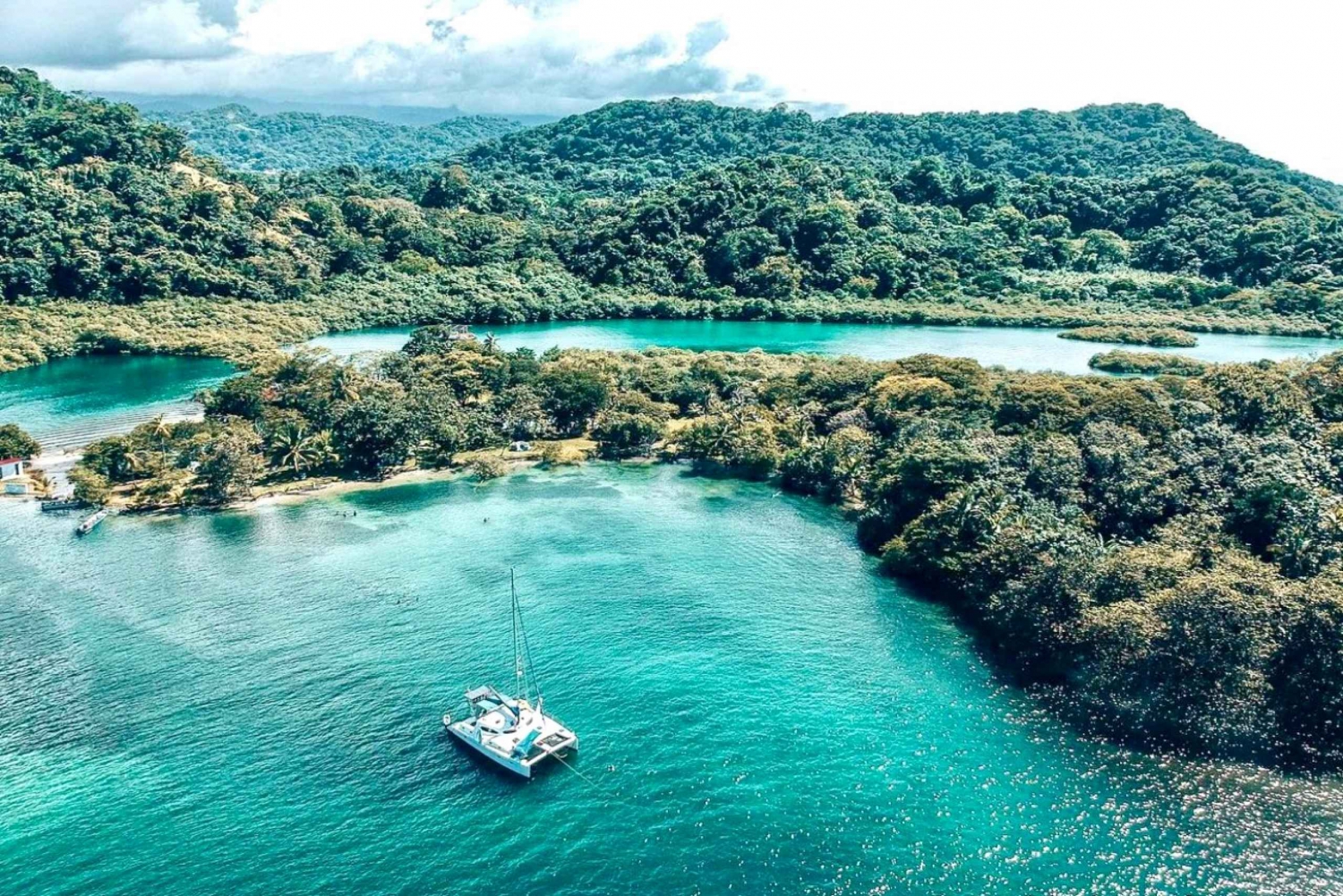 Panama City/Portobelo: Katamaran-tur med snorkling og frokost