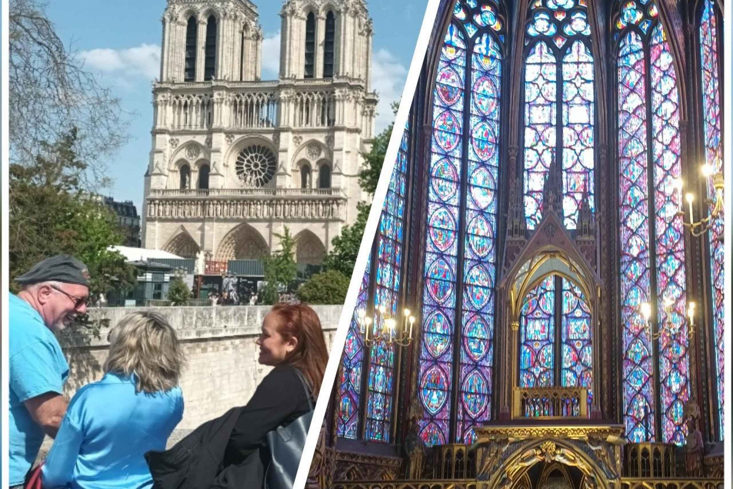 Paris: Notre Dame utvendig vandring med Sainte Chapelle