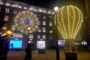 Tour a piedi delle luci di Natale a Parigi con guida locale