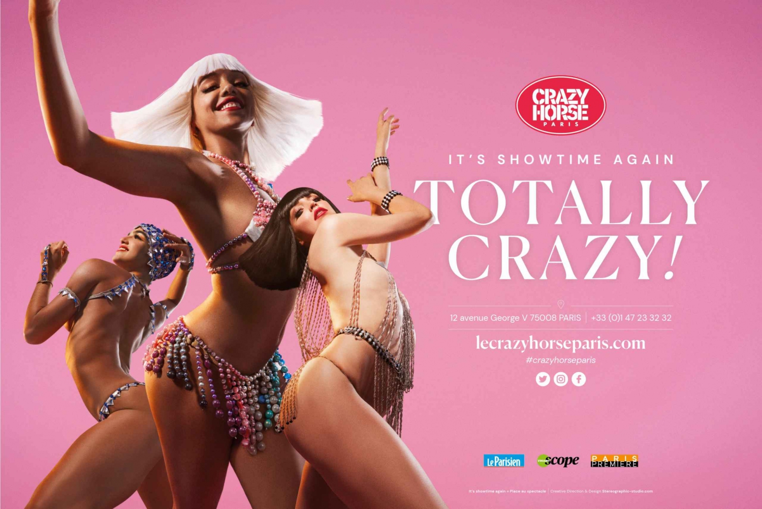 Париж: ужин в ресторане Ginger и шоу в Crazy Horse