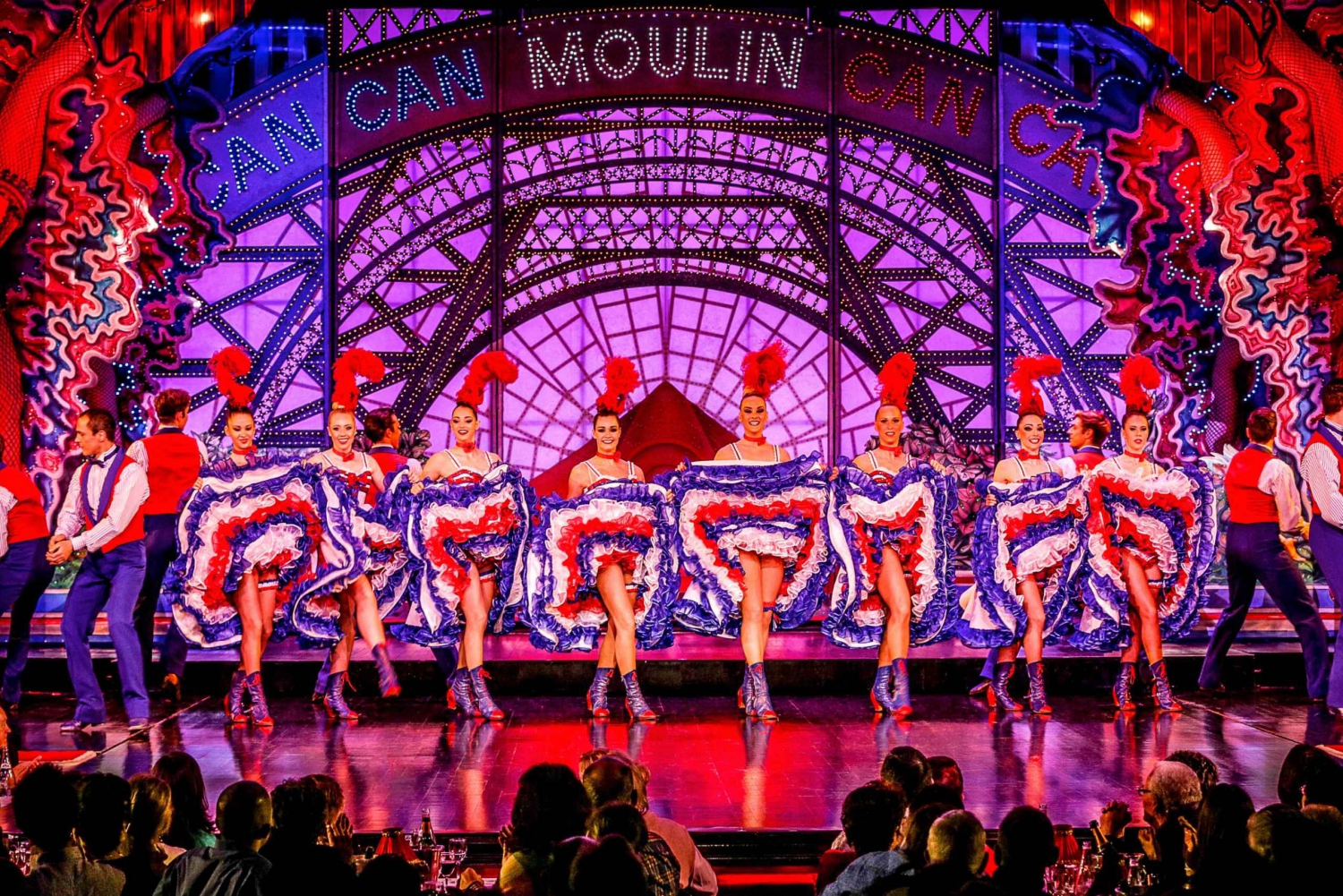 Paris: Middagsshow på Moulin Rouge