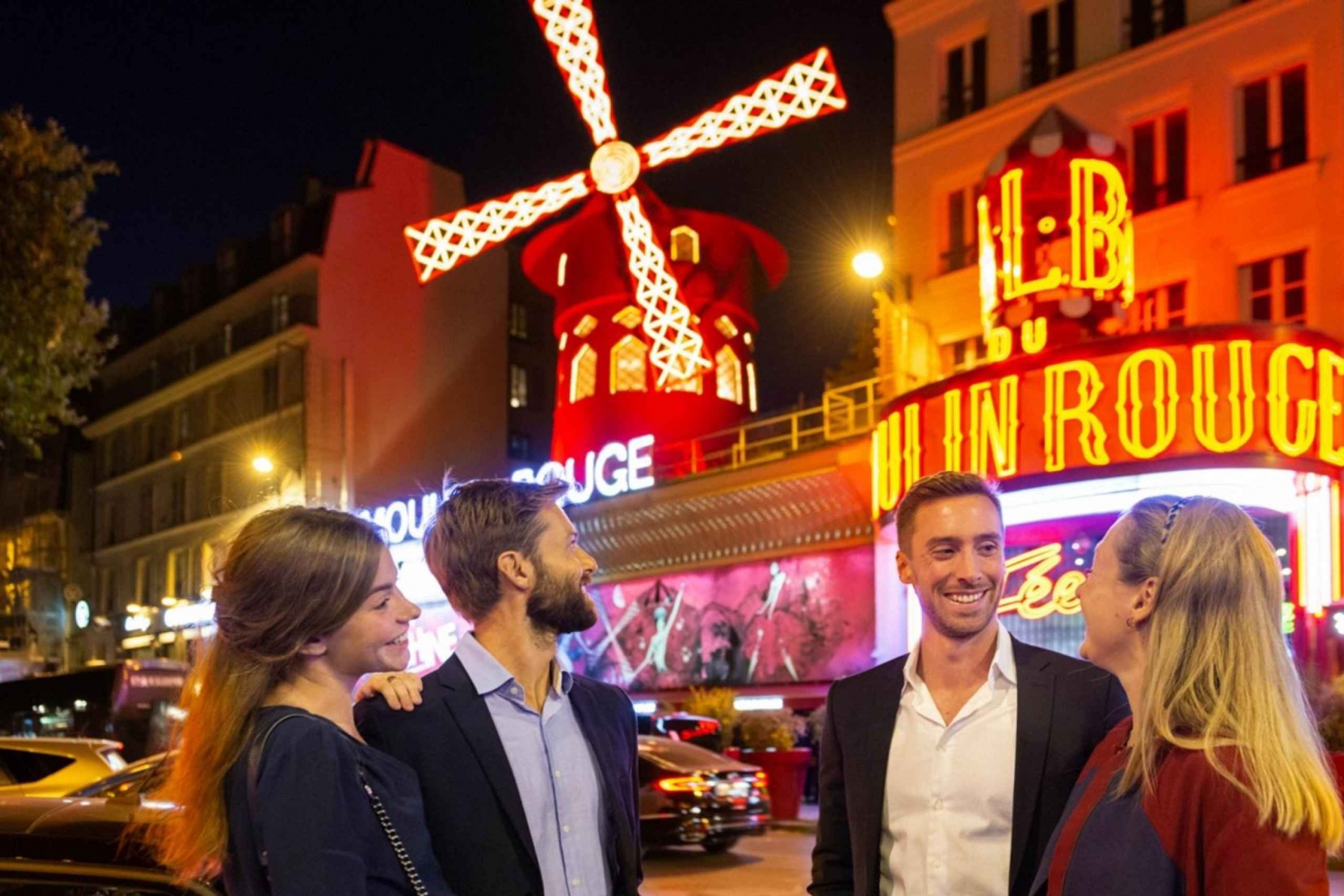 Paris: Eiffeltårnet, middagscruise og Moulin Rouge-show