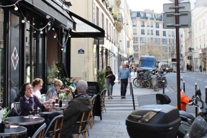 Paris: Marais Contemporary Art Galleries with an artist