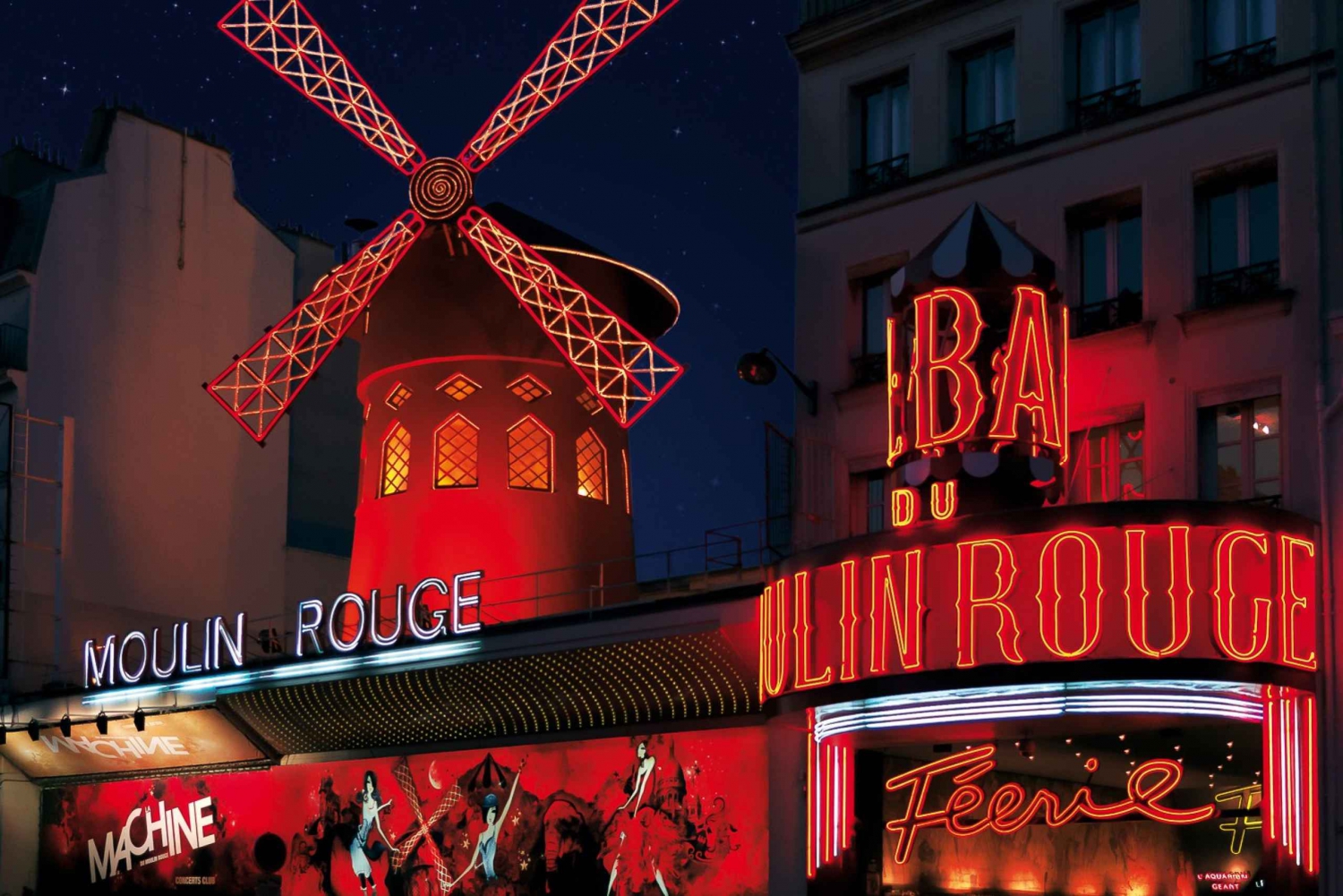 Paris: Billett til Moulin Rouge Cabaret Show med champagne