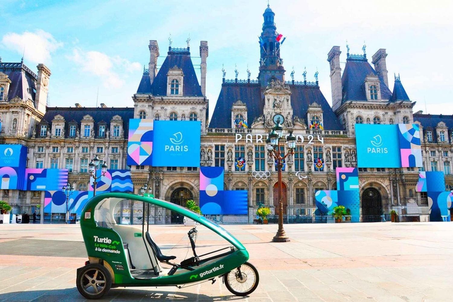 Det bästa av Paris: privat rickshaw-tur med guide