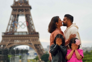 Paris: Professionel fotosession ved Eiffeltårnet