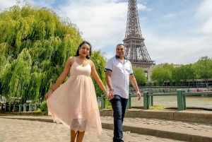 Париж: фотосессия вокруг Эйфелевой башни с 55 отредактированными фотографиями