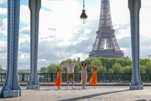 Париж: фотосессия вокруг Эйфелевой башни с 55 отредактированными фотографиями