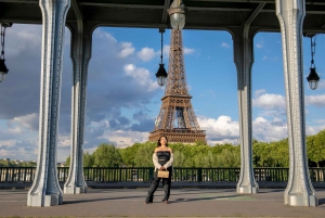 Париж: фотосессия вокруг Эйфелевой башни с 55 отредактированными фотографиями