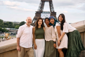 Paris: Professionel fotosession ved Eiffeltårnet