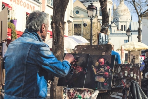 Paris: Privat heldagstur til Montmartre og Eiffeltårnet