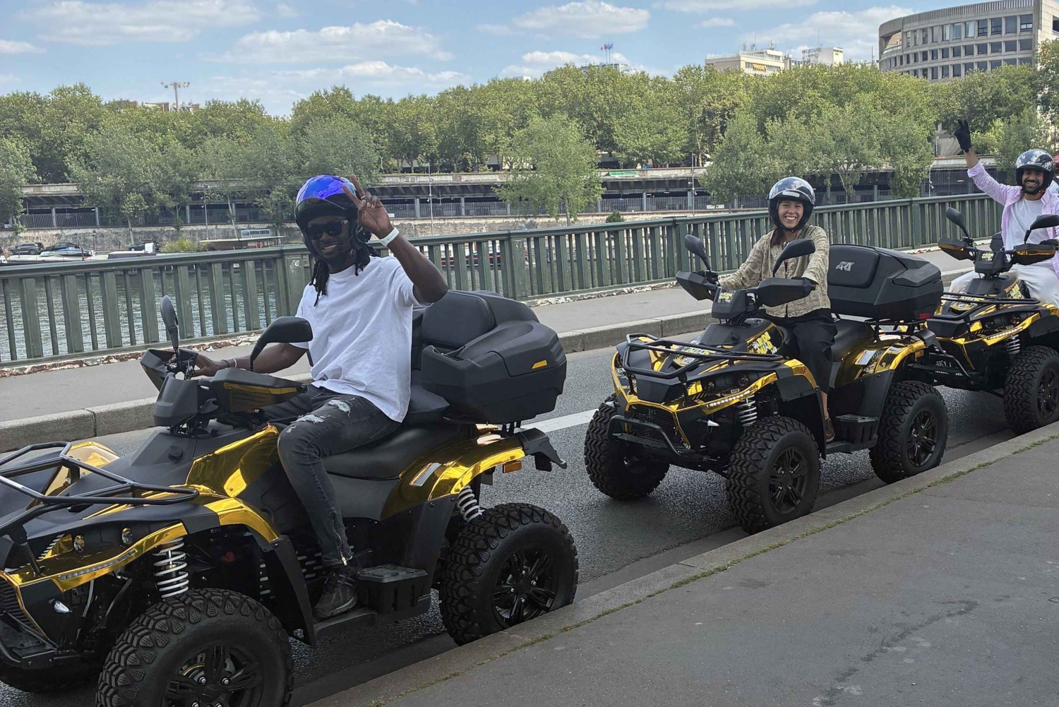 Quadritje om de monumenten van Parijs te ontdekken