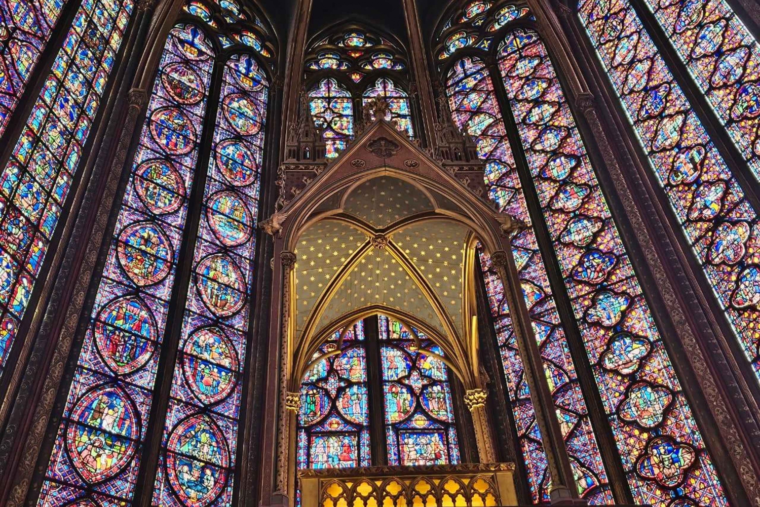 Paris: Sainte-Chapelle-Eintritt mit Notre-Dame-Außenführung