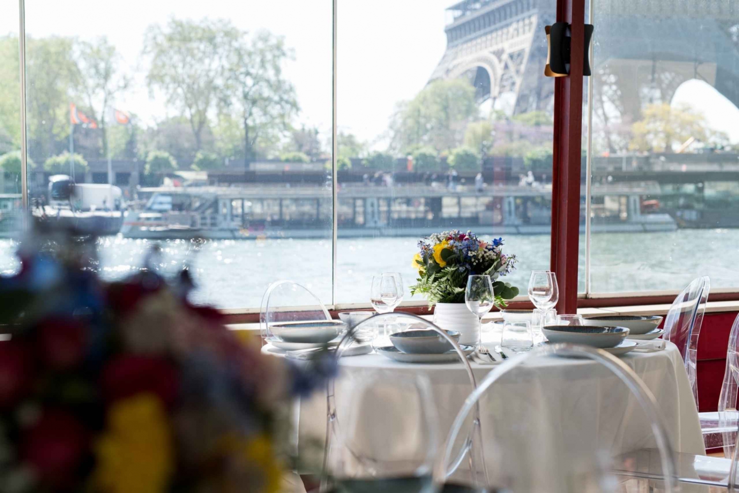 Theo Boat/Parigi : Crociera con pranzo sulla Senna e tetto panoramico