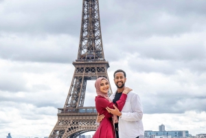 Париж: фотосессия вокруг Эйфелевой башни с 55 отредактированными фотографиями