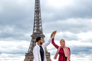 Париж: фотосессия вокруг Эйфелевой башни с 55 отредактированными фотографиями