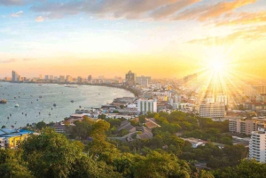 Pattaya: Big Buddha Temple, Night Market, and Sunset Tour