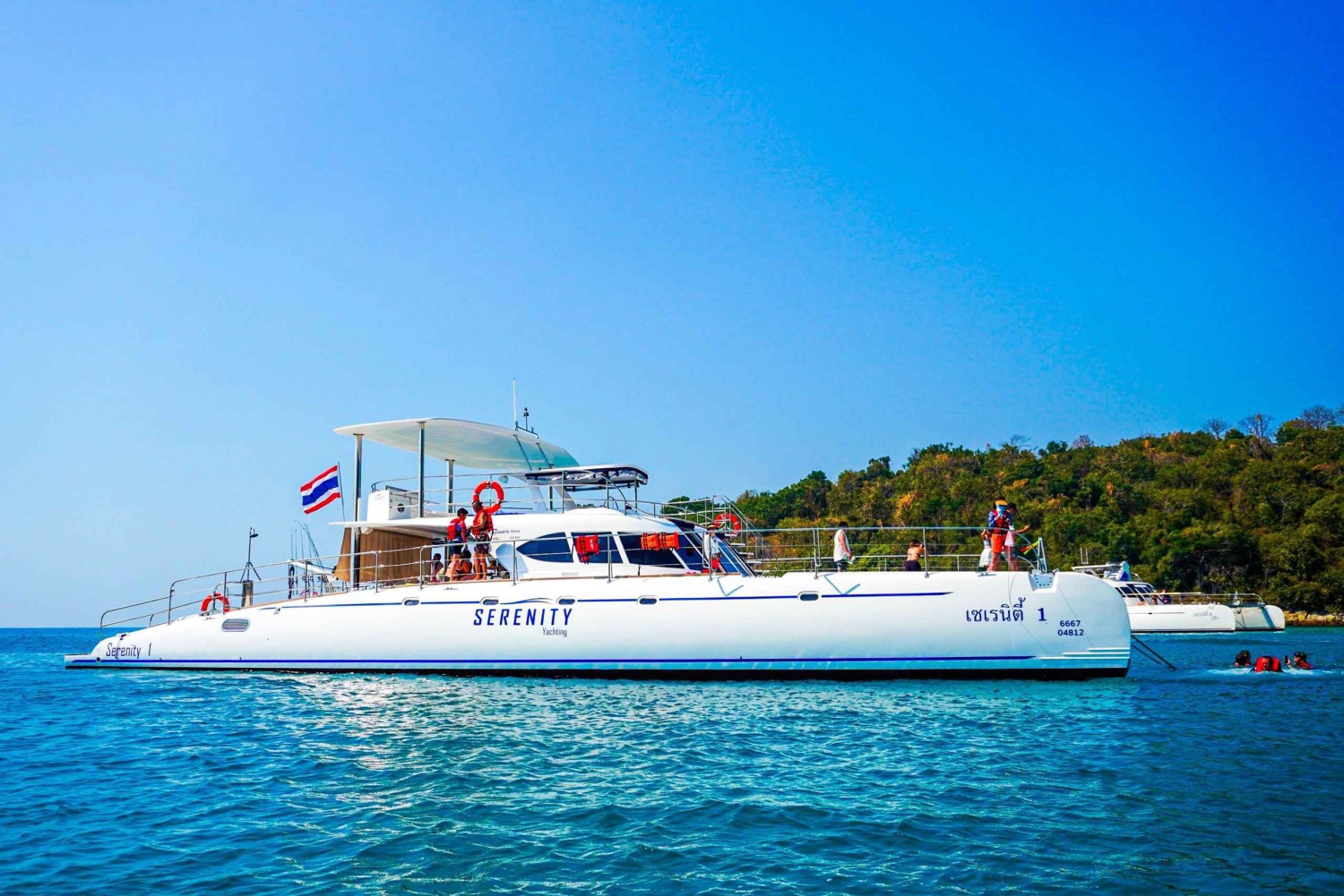 Pattaya: exclusieve catamarantour met 3 eilanden en lunchbuffet
