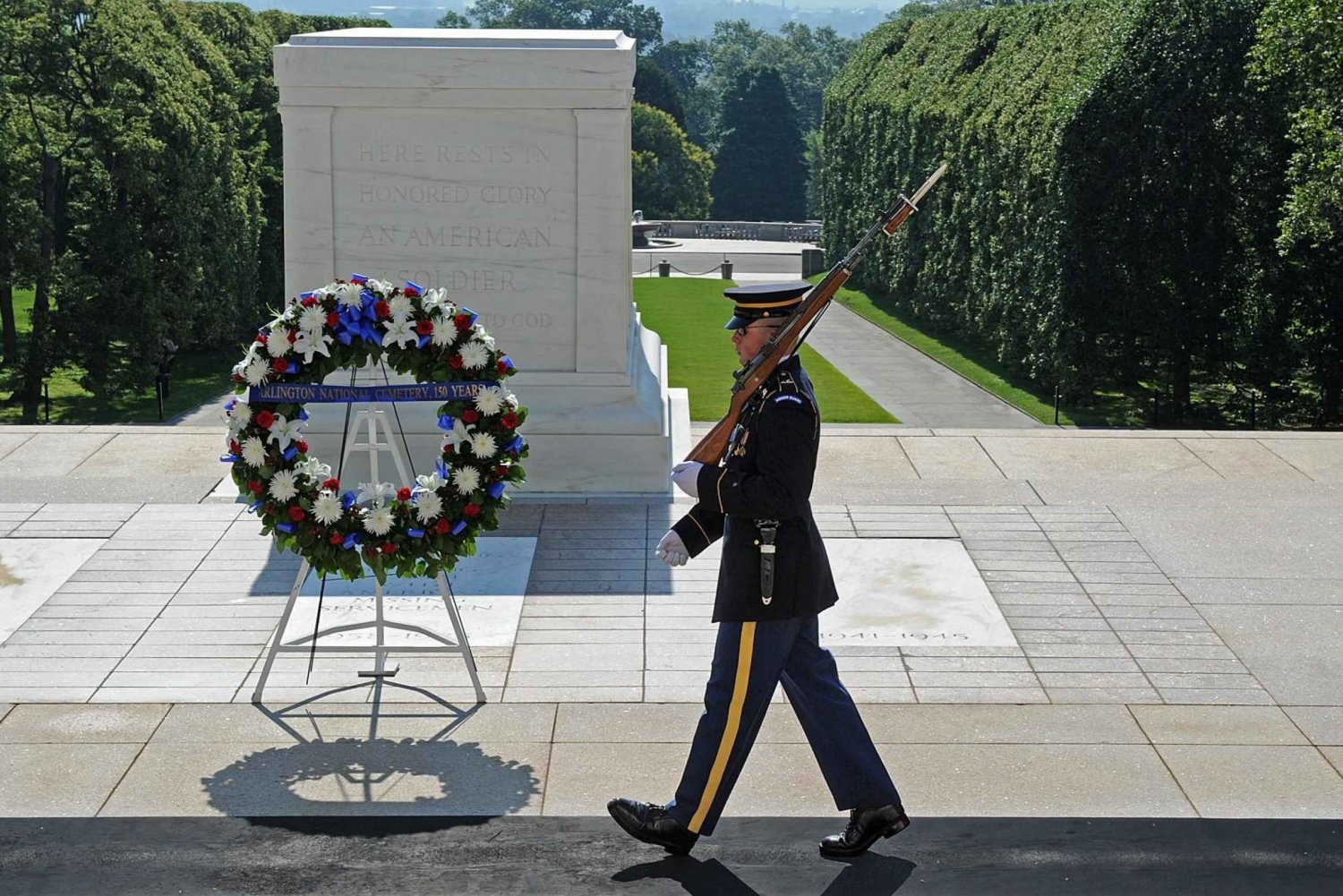 Arlington Cementary & Guard Ceremony med Iowa Jima Memorial