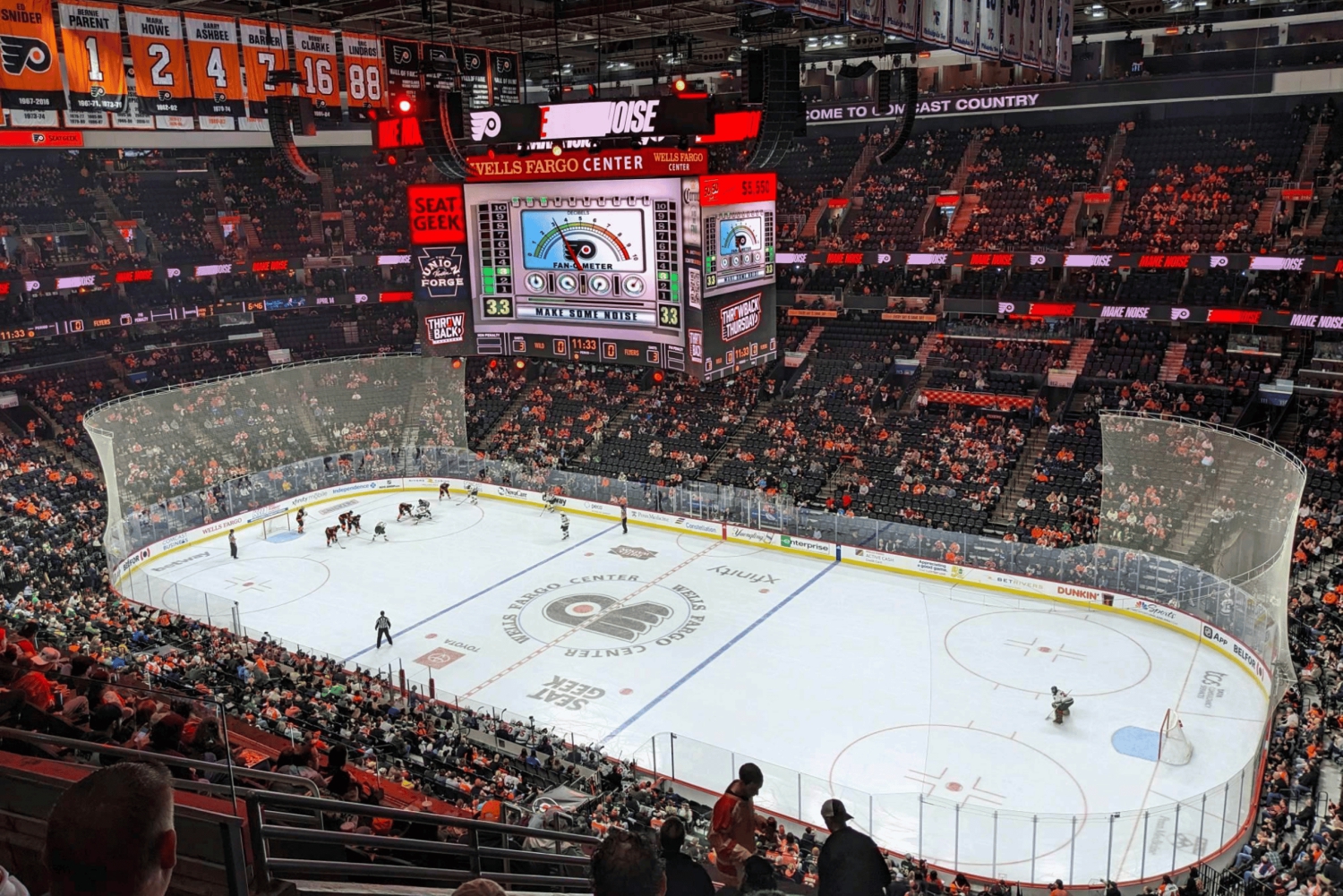 Philadelphia: Billet til ishockeykamp med Philadelphia Flyers